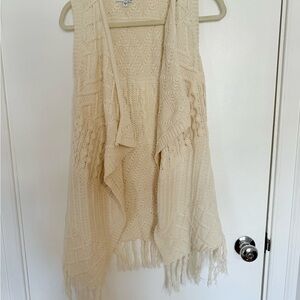 Fringe Sweater Vest